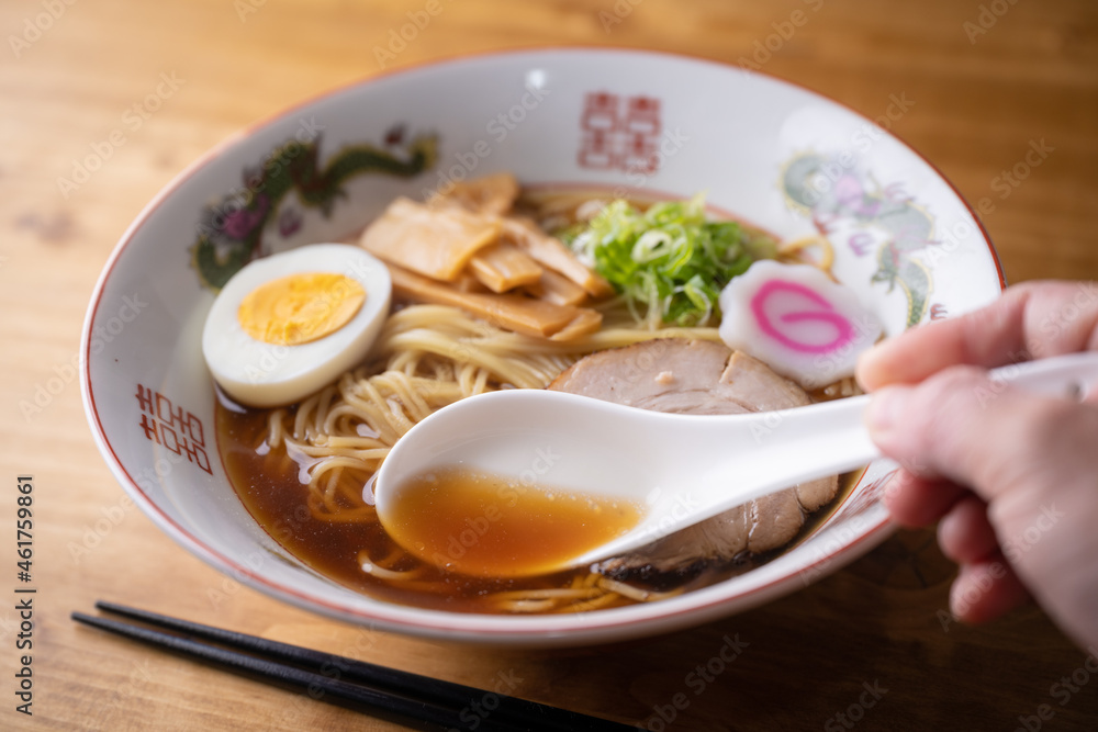 authentic chicken broth tokyo style shoyu ramen noodle authentic chicken broth tokyo style shoyu ramen noodle