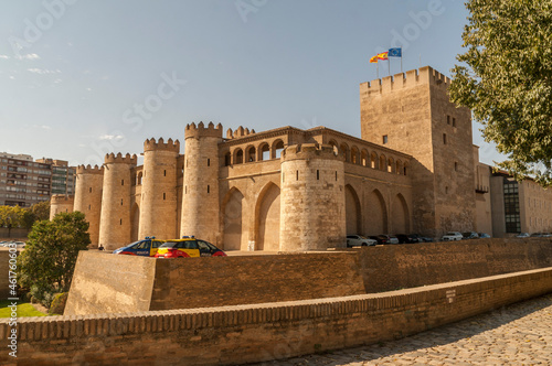 big castle under the summer sun