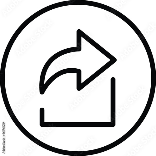 Obraz na plátne Arrow Vector icon that can easily modify or edit