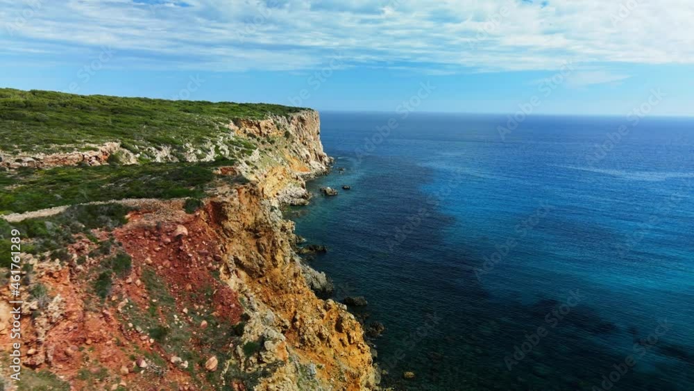 Costa norte de Menorca en drone Costa norte de Menorca en drone