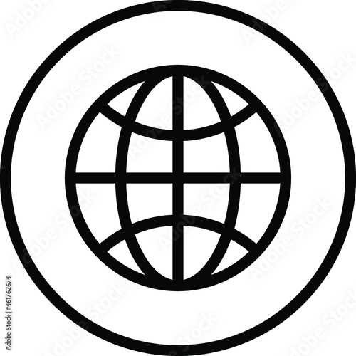 Globe Vector icon that can easily modify or edit

