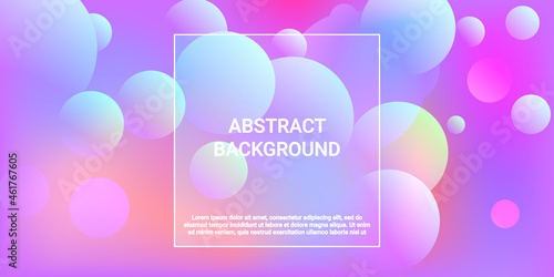 Background picture with balls for banner design.