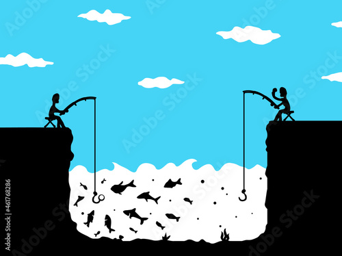 Fishing Envy Cartoon