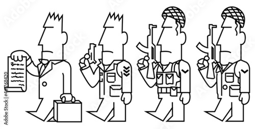 Lawyer Cartoon, Military