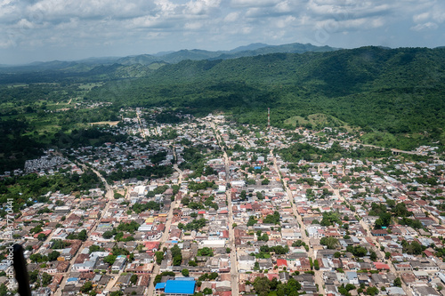 aerial view of the municipality of Santa Rosa de Lima in the department of Bolívar Colombia photo