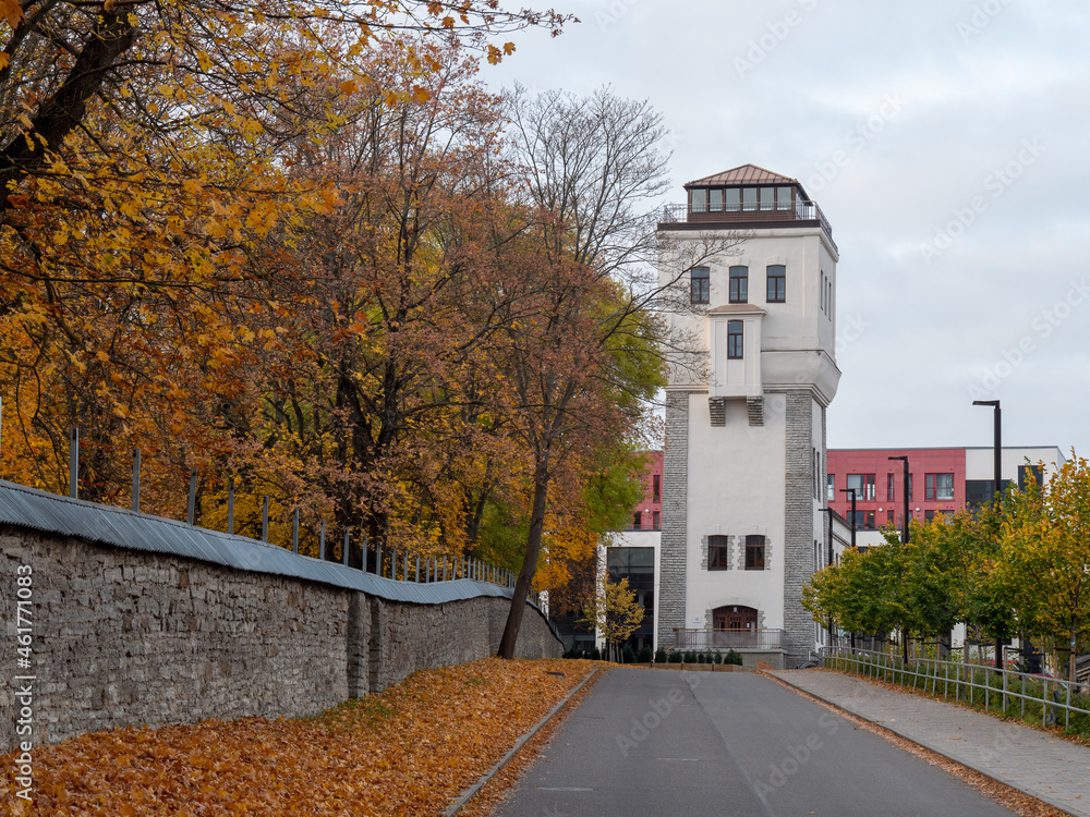 Street in the city Tallinn Estonia