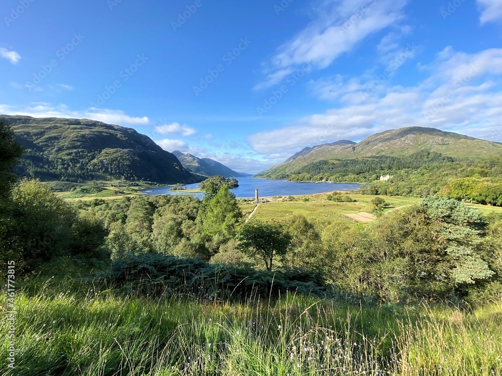 A view of Loch Shiel in Scotland A view of Loch Shiel in Scotland