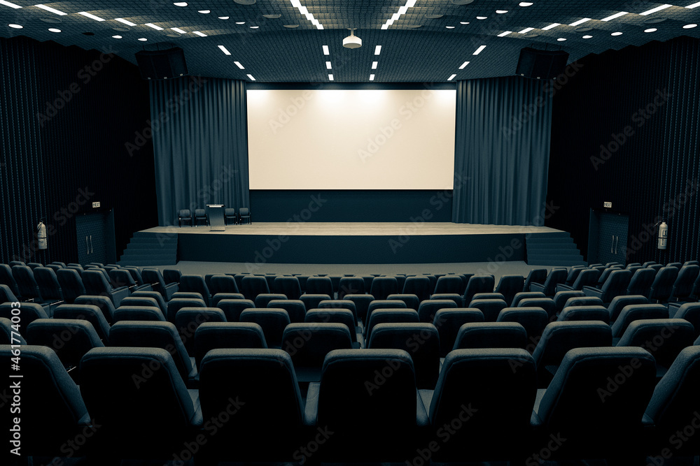Fototapeta premium auditorium cinema room scene