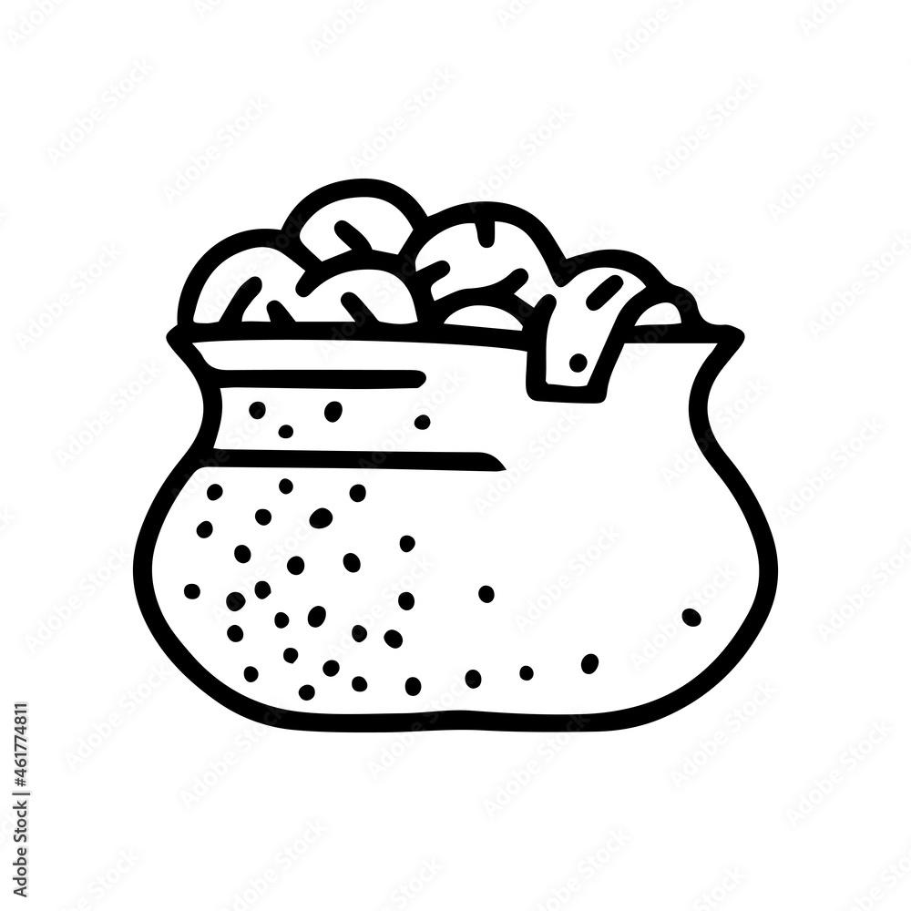 laundry basket line vector doodle simple icon laundry basket line vector doodle simple icon