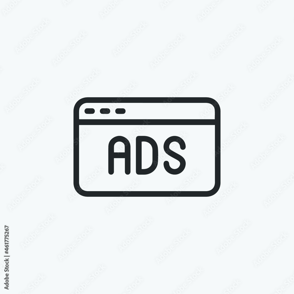 Advertising icon. Vector illustration style is flat iconic symbol. Designed for web and app design interfaces. Advertising icon. Vector illustration style is flat iconic symbol. Designed for web and app design interfaces.