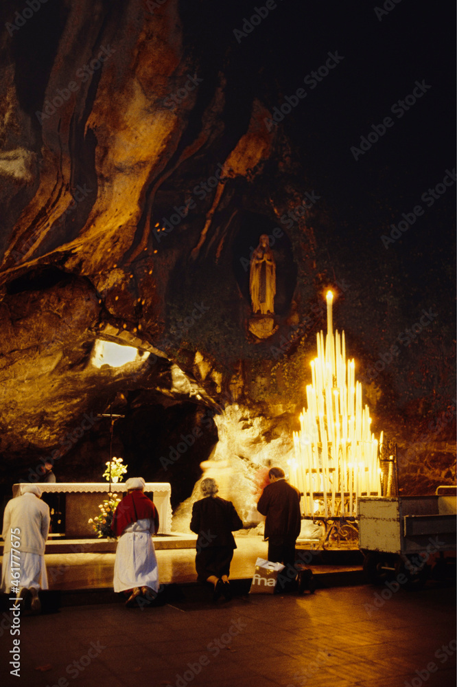 Mass in Lourdes France