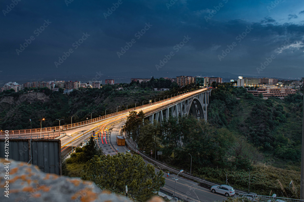 Ponte Morandi with Lights