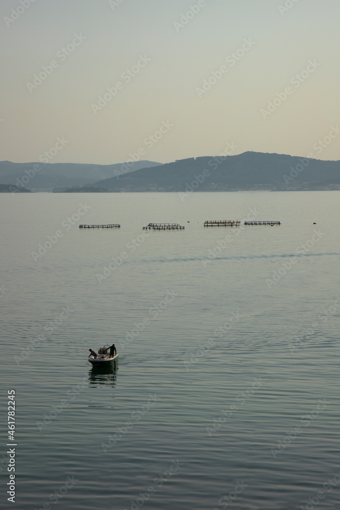 Fishermen on a boat