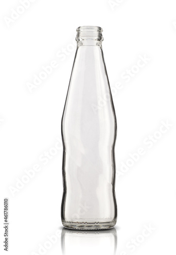 small glass drink bottle