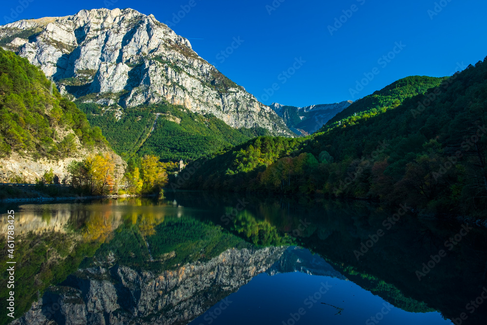 lake in the mountains, Pineta Valley 