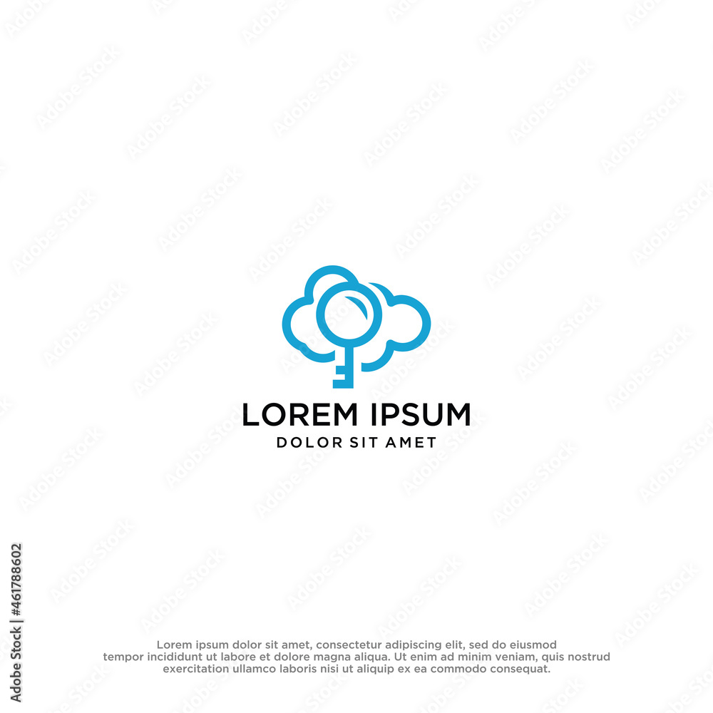 key cloud logo design template
key cloud logo design template
