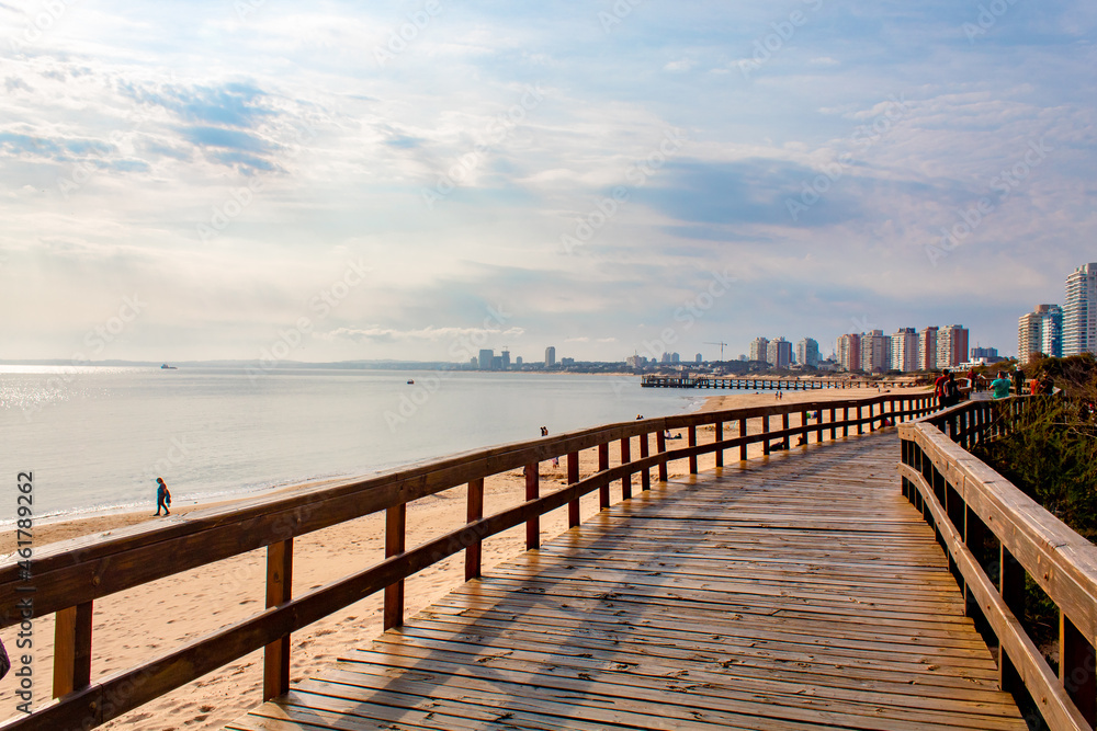 doca da Praia de Punta del Este, Uruguai doca da Praia de Punta del Este, Uruguai
