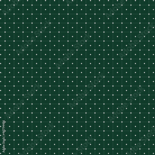 Royal green polka dot pattern