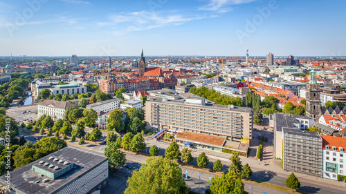 Panoramic view of Hanover photo