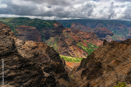 Parc d'État de Waimea Canyon à Kauai, Hawaii. photo