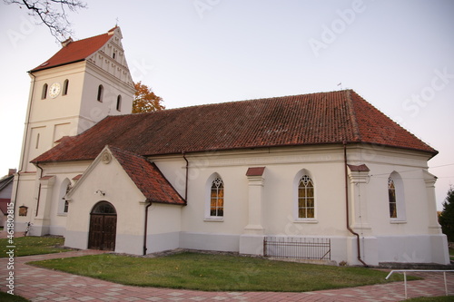 Wydminy. Kościół Chrystusa Zbawiciela w Wydminach. Polska - Mazury.