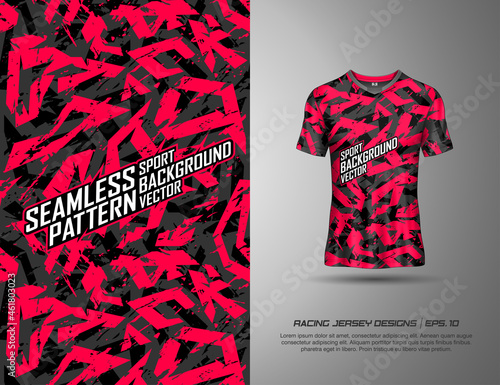 T shirt with texture grunge sports abstract background for extreme jersey team, racing, cycling, football, gaming, backdrop wallpaper