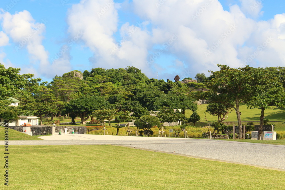 沖縄平和記念公園 全学徒隊の碑の広場