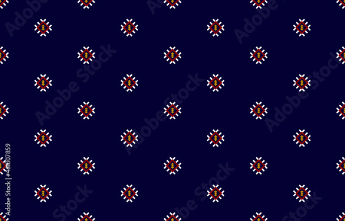 Geometric ethnic seamless pattern traditional design for background, illustration, wallpaper, fabric, clothing, batik, carpet, wrapping, embroidery
