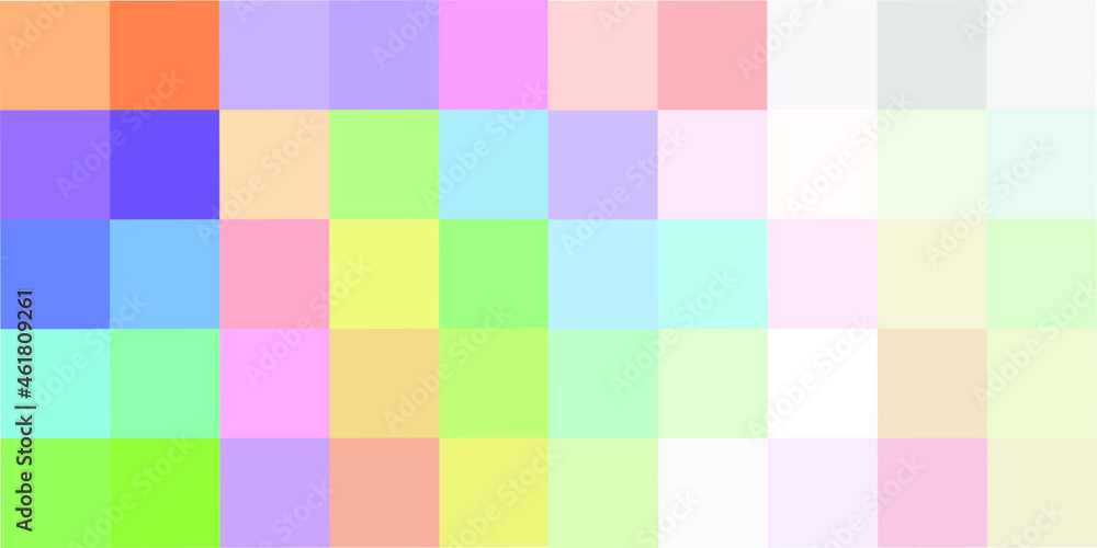 Seamless Background Colored Cubes Pastel Colors