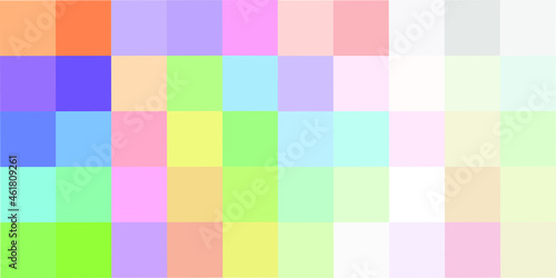Seamless Background Colored Cubes Pastel Colors