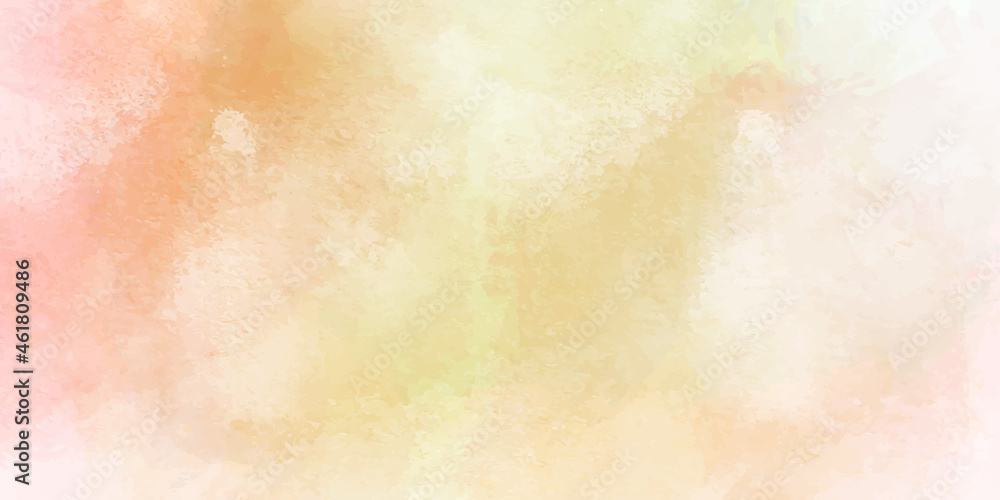 Pink and yellow abstract watercolor painting. Abstract watercolor texture as background