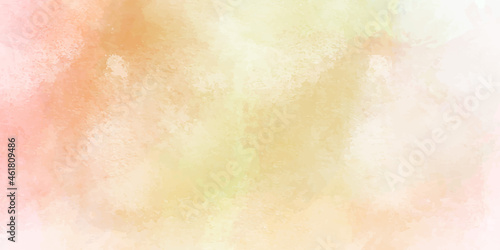 Pink and yellow abstract watercolor painting. Abstract watercolor texture as background