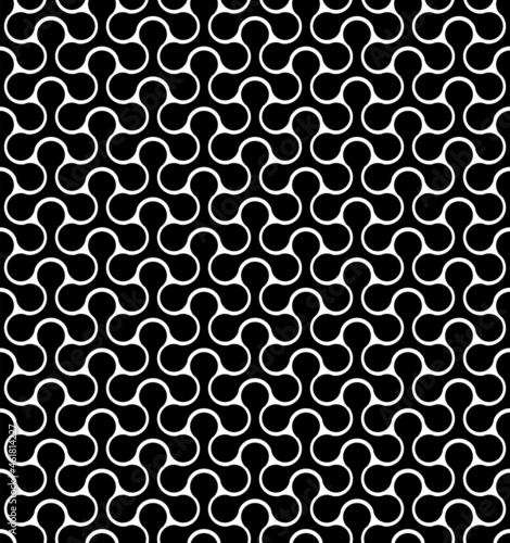abstract geometric shapes. vector seamless pattern. black and white repetitive background. fabric swatch. wrapping paper. modern stylish texture. design element for home decor, apparel, textile, cloth