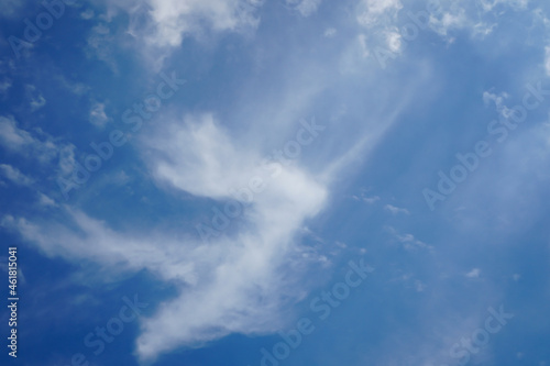 blue sky with clouds