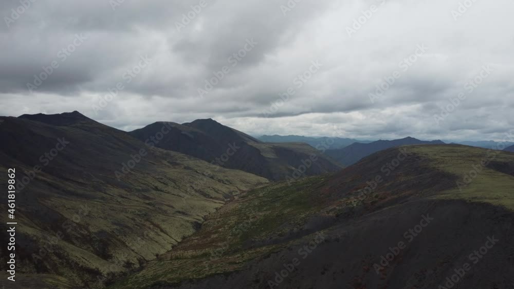 clouds over the mountains