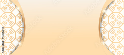 Abstract elegant islamic background with geometric shapes for banner design template and celebration.