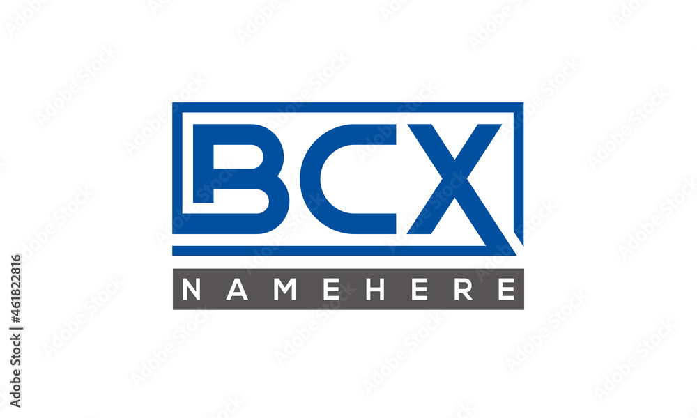 BCX creative three letters logo BCX creative three letters logo
