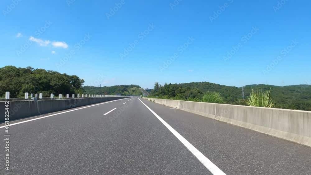 新東名高速道路をドライブ リア映像 新東名高速道路をドライブ リア映像