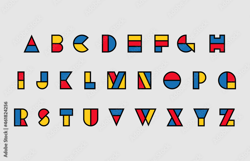 typography alphabet letter font - obrazy, fototapety, plakaty 