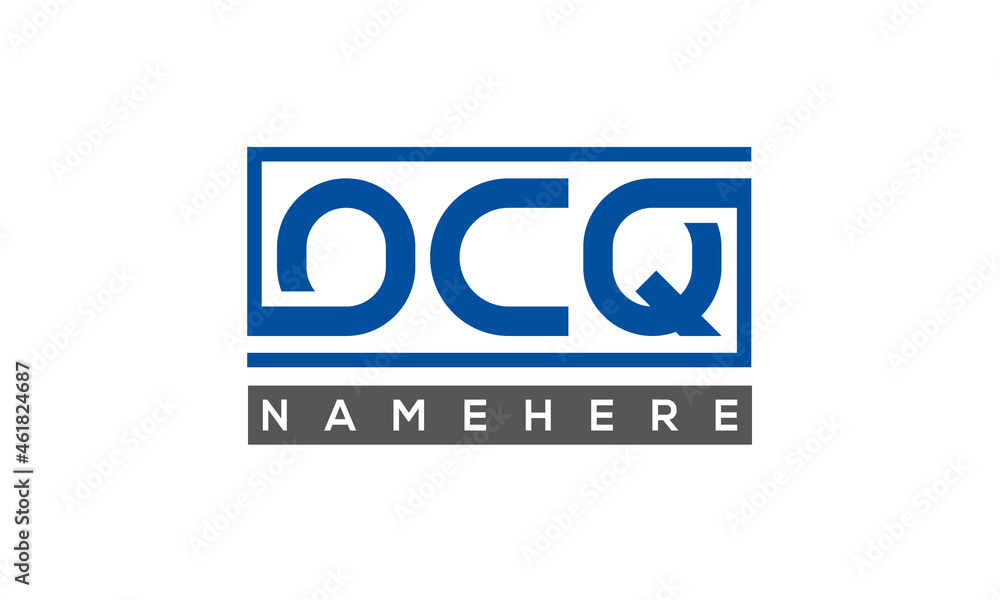 OCQ creative three letters logo OCQ creative three letters logo