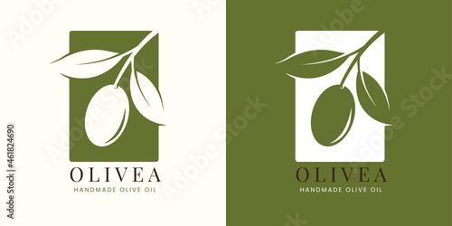 olive branch logo design
