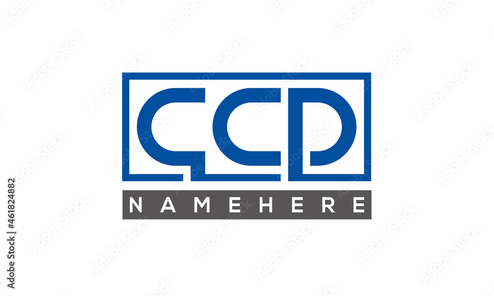 CCD creative three letters logo CCD creative three letters logo