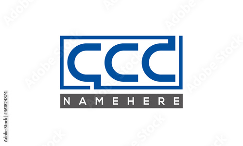 CCC creative three letters logo