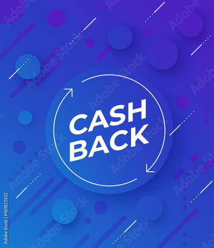 cashback offer vector banner design