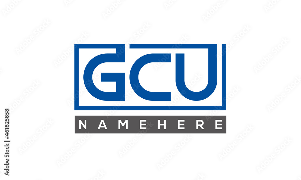 GCU creative three letters logo GCU creative three letters logo