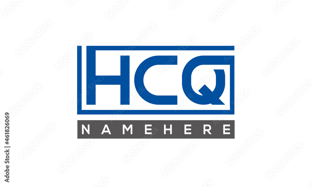 HCQ creative three letters logo HCQ creative three letters logo