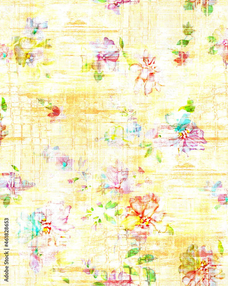 Fototapeta premium seamless pattern,geometric abstract with Textile Allover Abstract Design.On Background