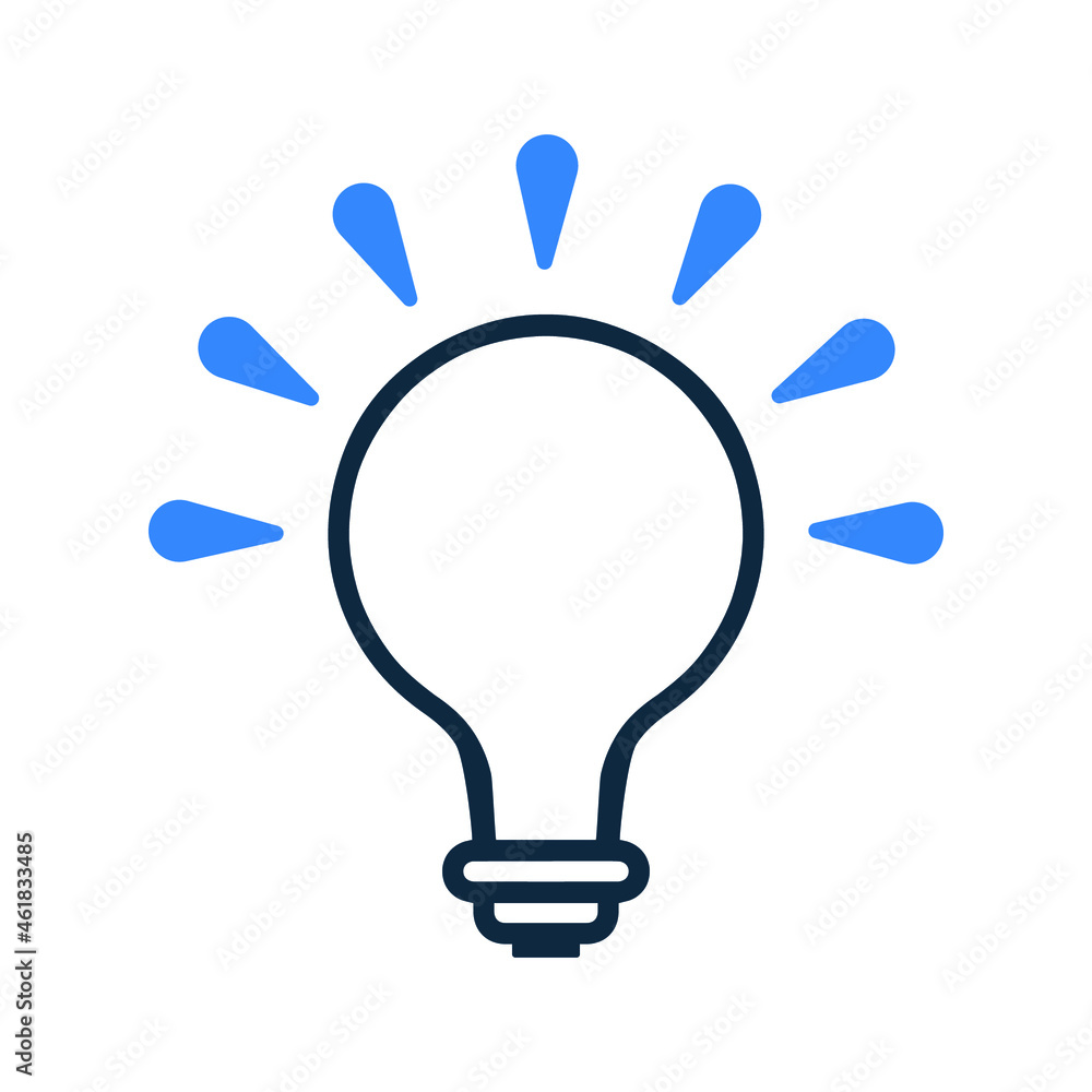 Energy, light bulb icon. Simple editable vector illustration. Energy, light bulb icon. Simple editable vector illustration.