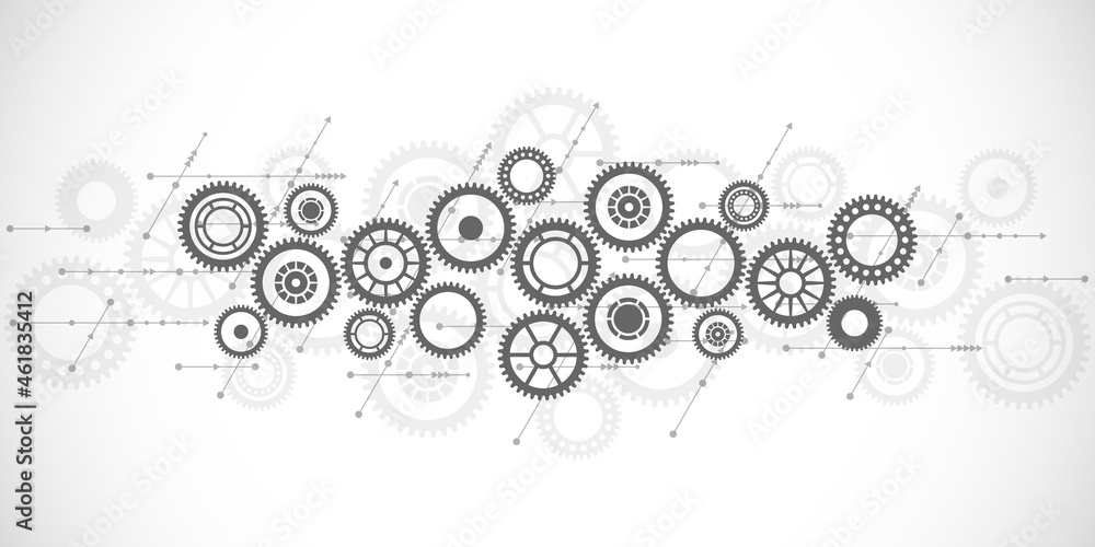 Cogs and gear wheel mechanisms. Concepts and ideas for hi-tech digital technology and engineering design. Abstract technical background of mechanical engineering Cogs and gear wheel mechanisms. Concepts and ideas for hi-tech digital technology and engineering design. Abstract technical background of mechanical engineering