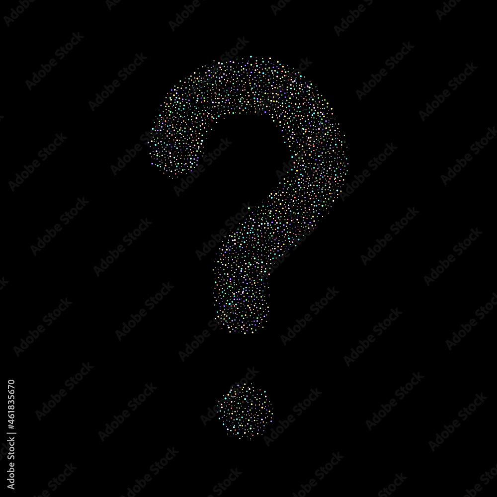 Naklejka premium Glitter Iridescent Star Fall Confetti Shiny Little